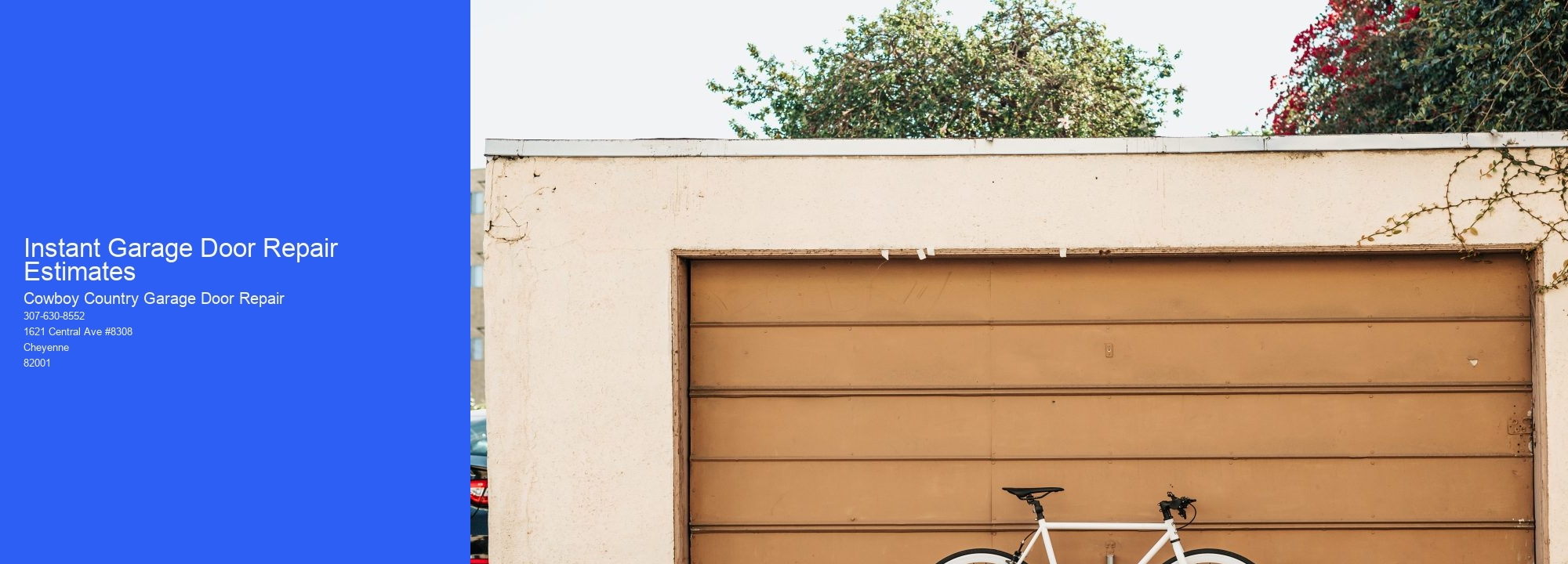 Instant Garage Door Repair Estimates