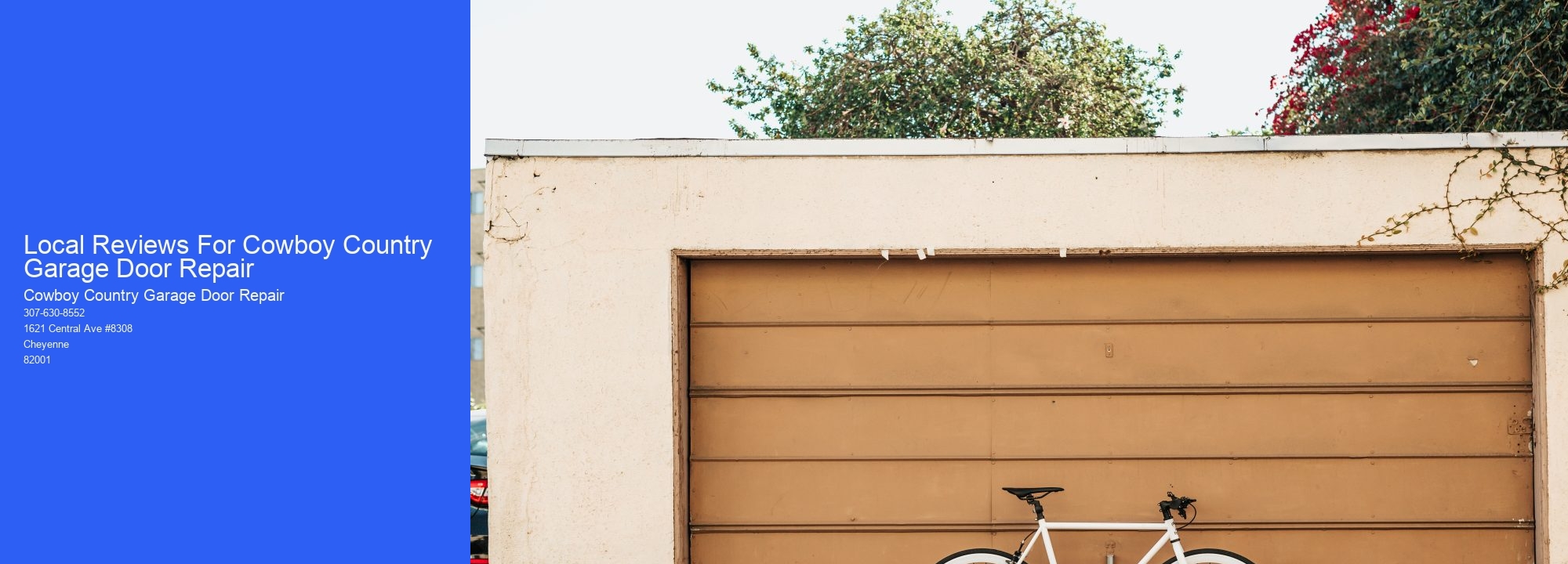Local Reviews For Cowboy Country Garage Door Repair